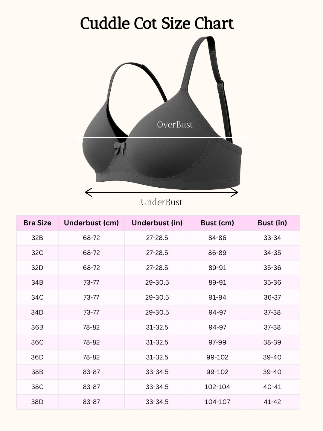 Saforia Cuddlecot Modal Wirefree Padded Tshirt Bra - Gun Metal