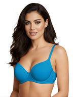 Cuddlecot Indigo Blue Cotton T-Shirt Bra | Soft Wire-Free Everyday Bra for Women