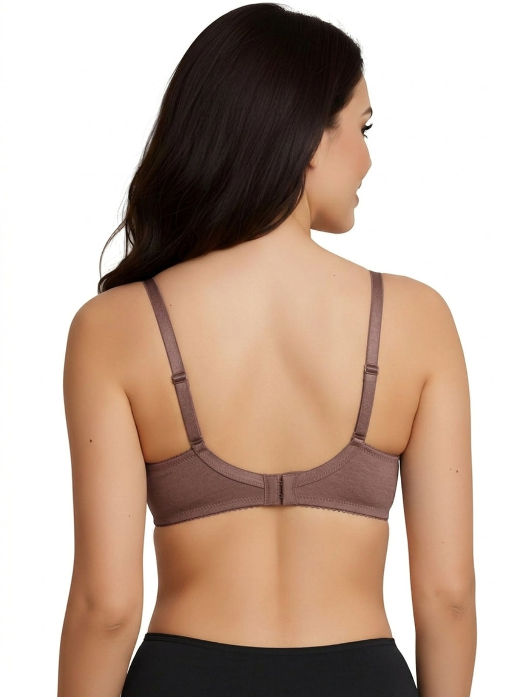 Saforia Cuddlecot Modal Wirefree Padded Tshirt Bra - Mocha