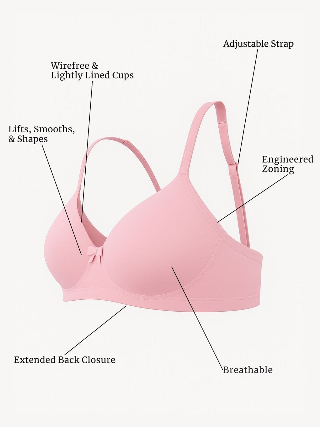 Saforia Cuddlecot Modal Wirefree Padded Tshirt Bra