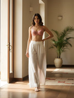Cuddlecot Baby Pink Cotton T-Shirt Bra | Soft Wire-Free Everyday Bra for Women
