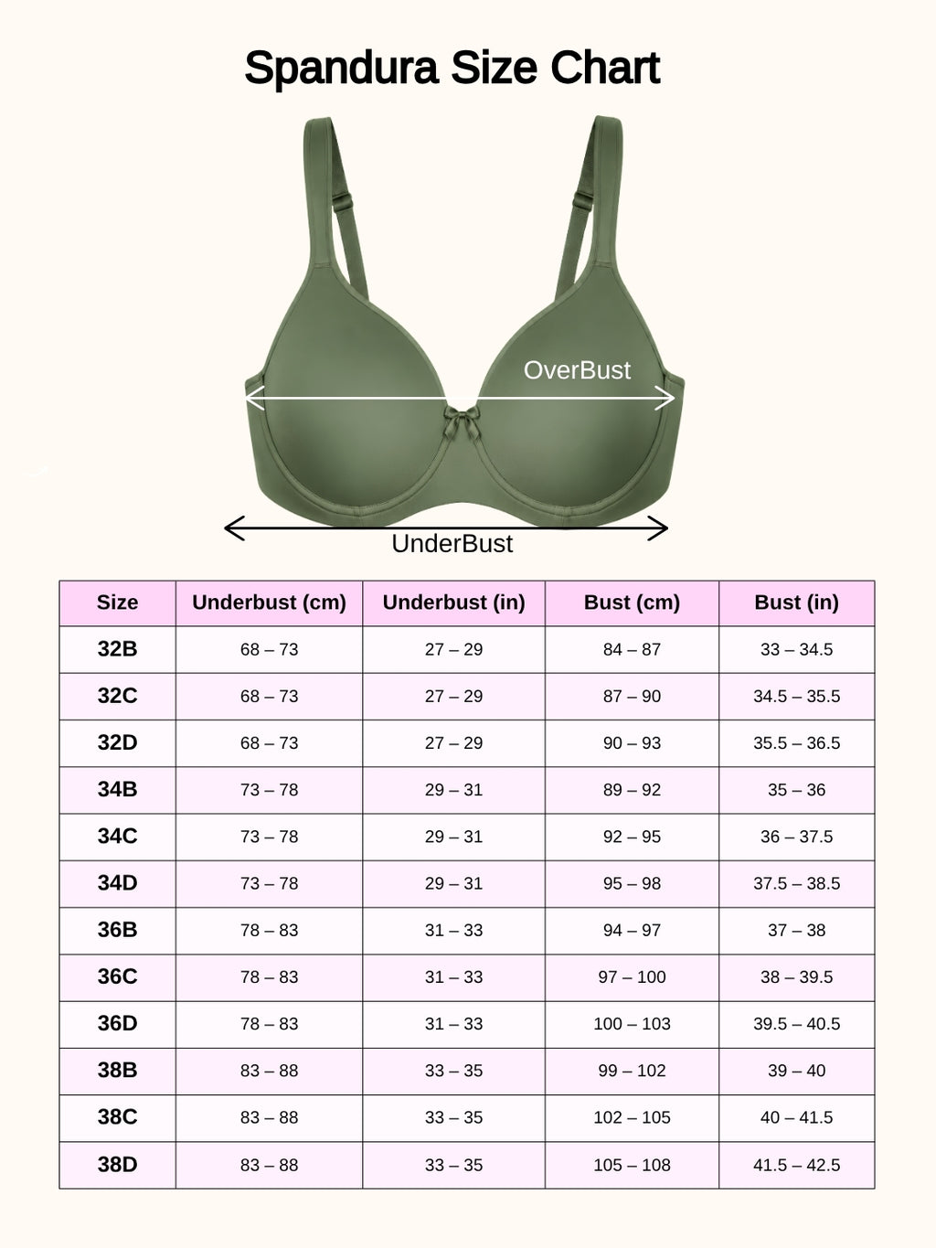 Saforia Spandura Microfibre Padded Bra - Military Green