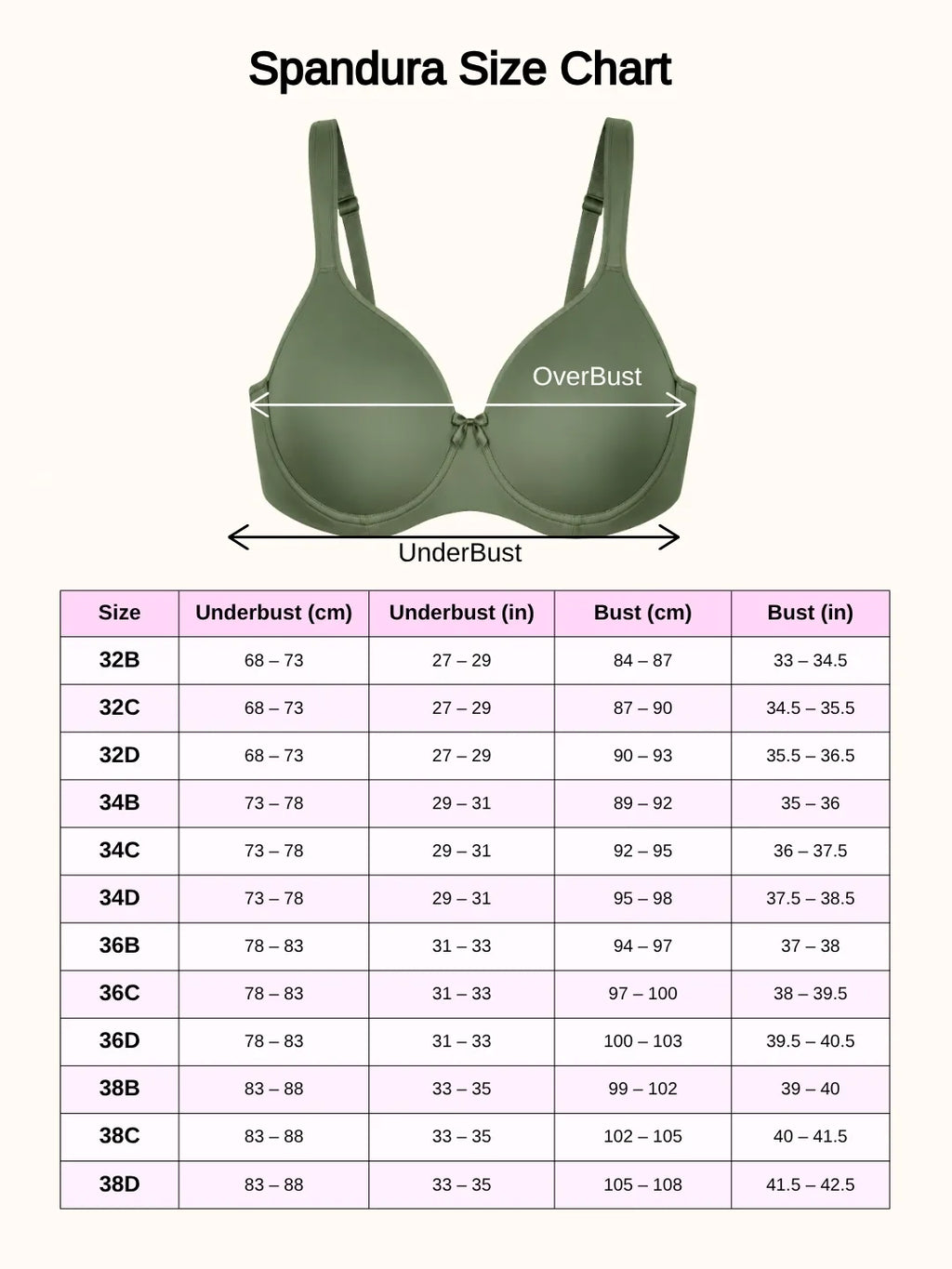 Saforia Spandura Microfibre Padded Bra - Military Green