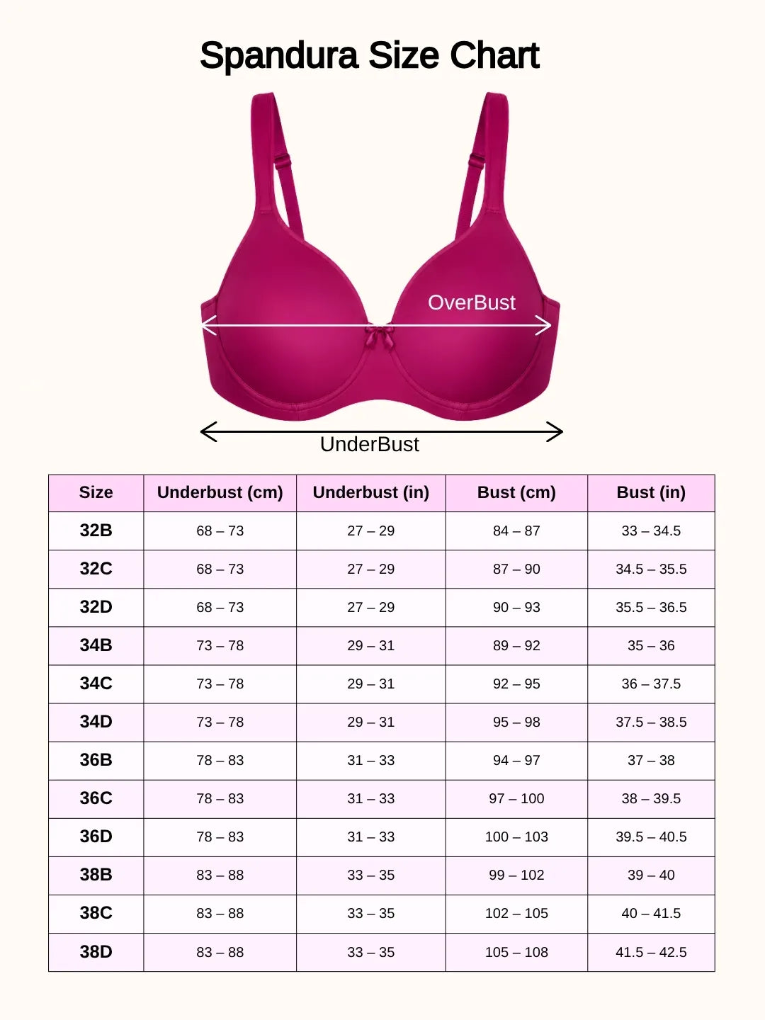 Saforia Spandura Microfibre Padded Bra - Majenta