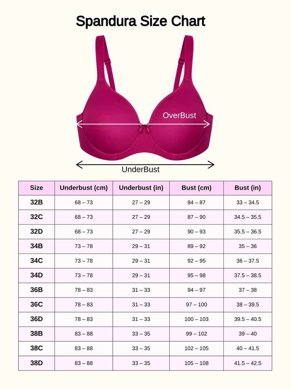 Saforia Spandura Microfibre Padded Bra - Majenta