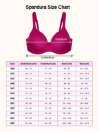 Saforia Spandura Microfibre Padded Bra - Majenta