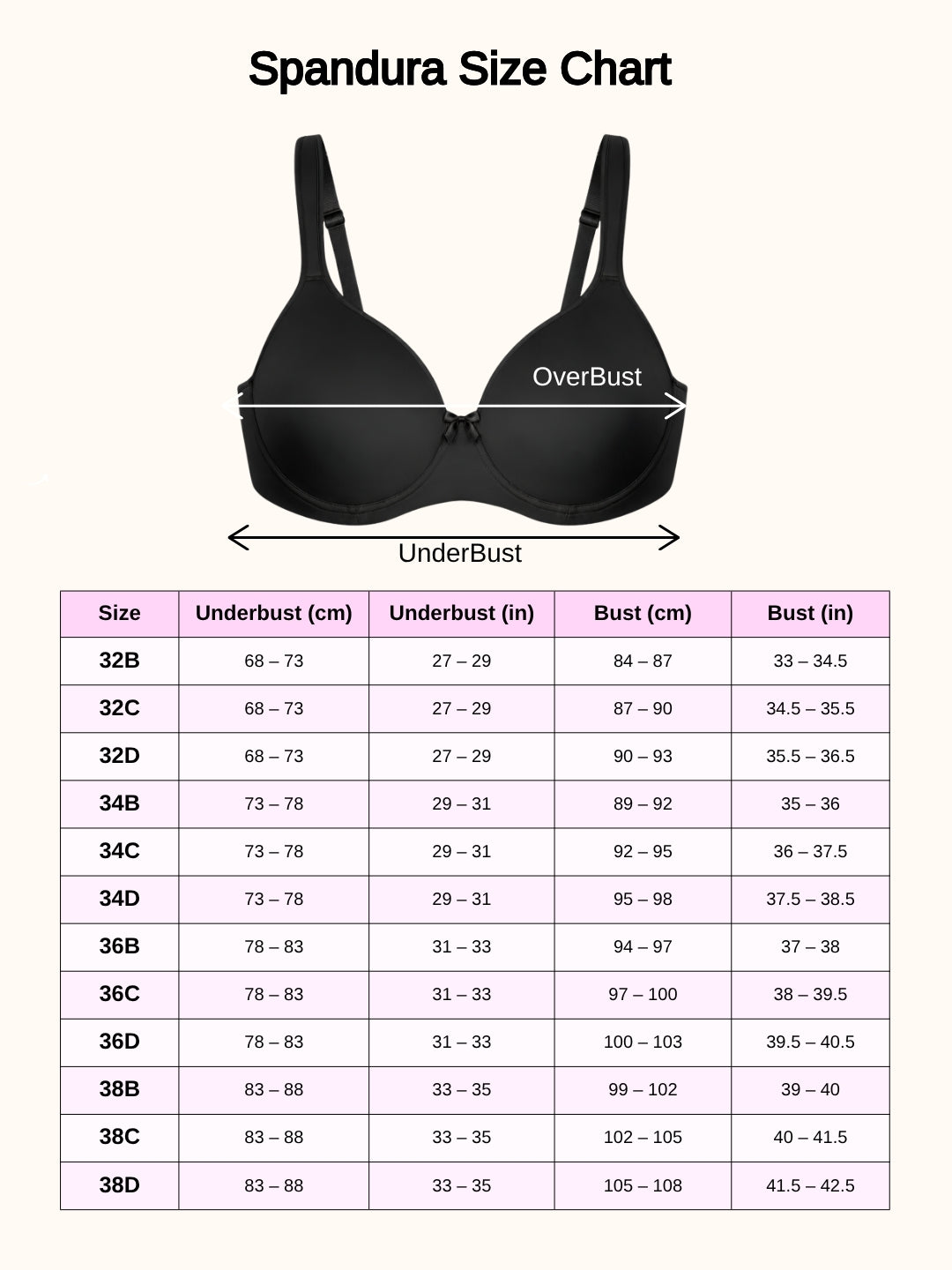 Saforia Spandura Microfibre Padded Bra - Just Black