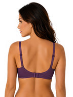 Saforia Spandura Microfibre Padded Bra - Wine