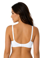 Saforia Spandura Microfibre Padded Bra - White