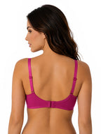 Saforia Spandura Microfibre Padded Bra - Majenta
