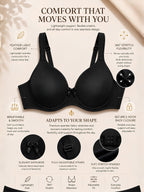 Saforia Spandura Microfibre Padded Bra
